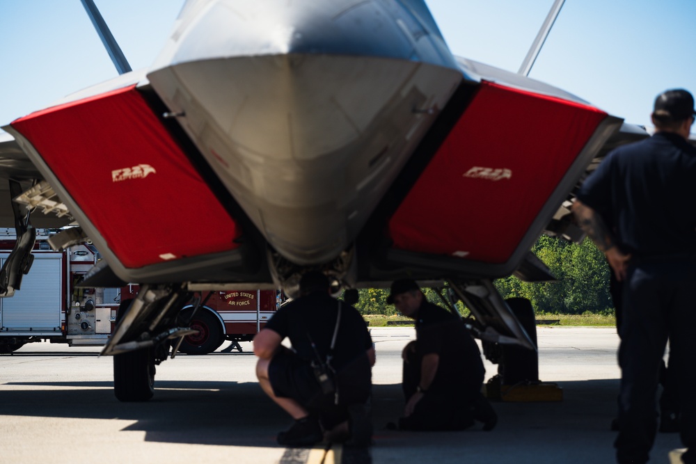 On the flightline at the 105th AW