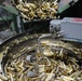 Small caliber bullet casings at Lake City Army Ammunition Plant.