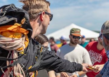 U.S. Army Golden Knights Perform at Wings of Pride Airshow 2025