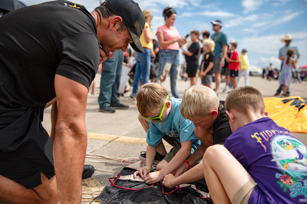 U.S. Army Golden Knights Perform at Wings of Pride Airshow 2025