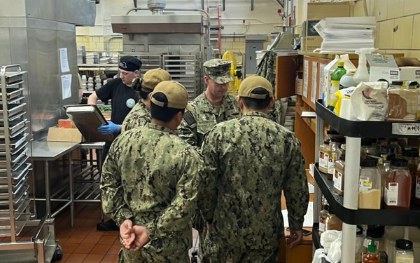 NSCS Students Get Hands-On Experience at NAVSTA Newport’s Ney Hall Galley
