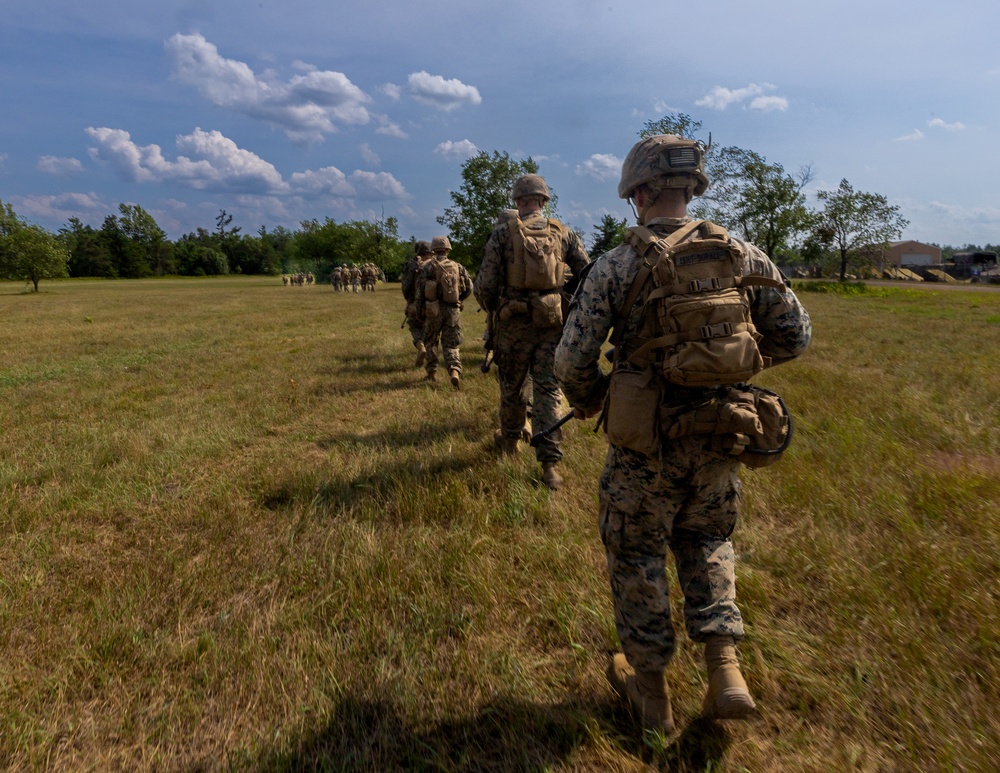 U.S. Marines Conduct an Offensive Raid for Northern Strike