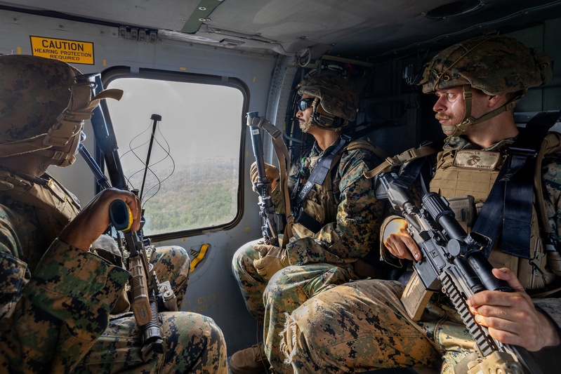 U.S. Marines Conduct an Offensive Raid for Northern Strike