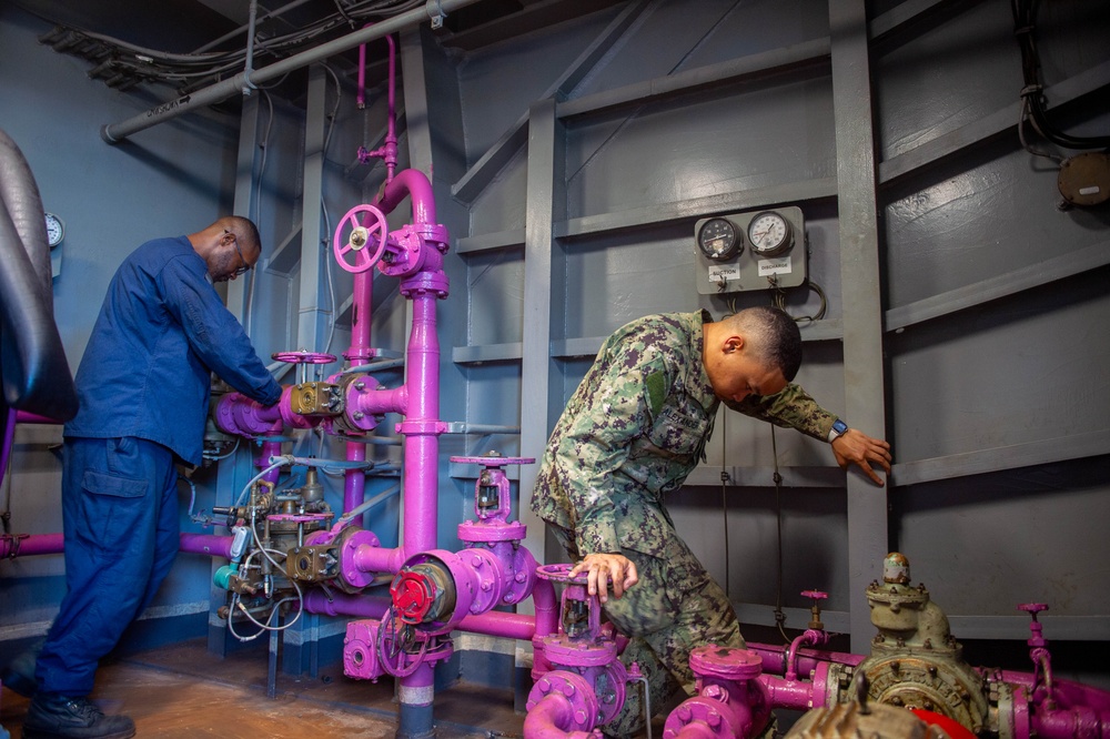 USS Theodore Roosevelt Maintenance