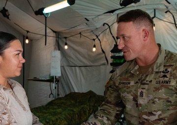 Joint Task Force-Southern Border leadership visits Combat Logistics Battalion 15
