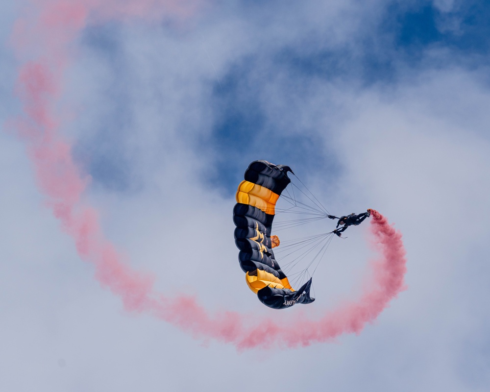 U.S. Army Golden Knights Perform at Wings of Pride Airshow 2025