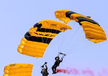 U.S. Army Golden Knights Perform at Wings of Pride Airshow 2025