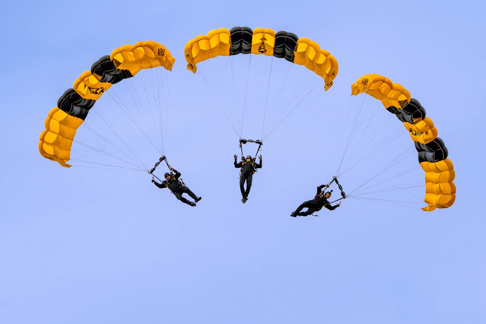 U.S. Army Golden Knights Perform at Wings of Pride Airshow 2025