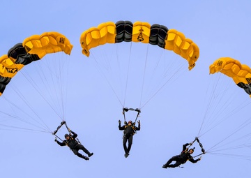 U.S. Army Golden Knights Perform at Wings of Pride Airshow 2025