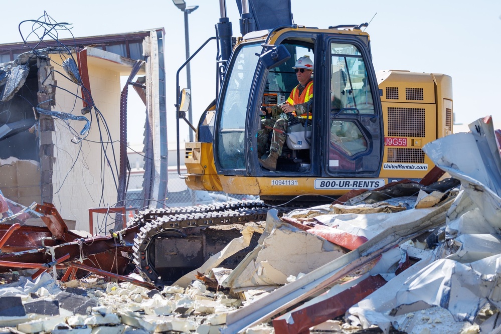 Building 1400 demolition begins