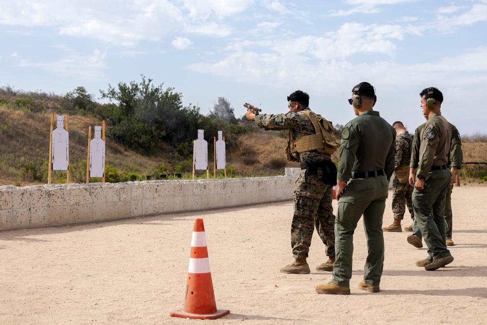 MCAS Miramar Special Reaction Team conduct a Patrol Rifle Course during SRT tryouts