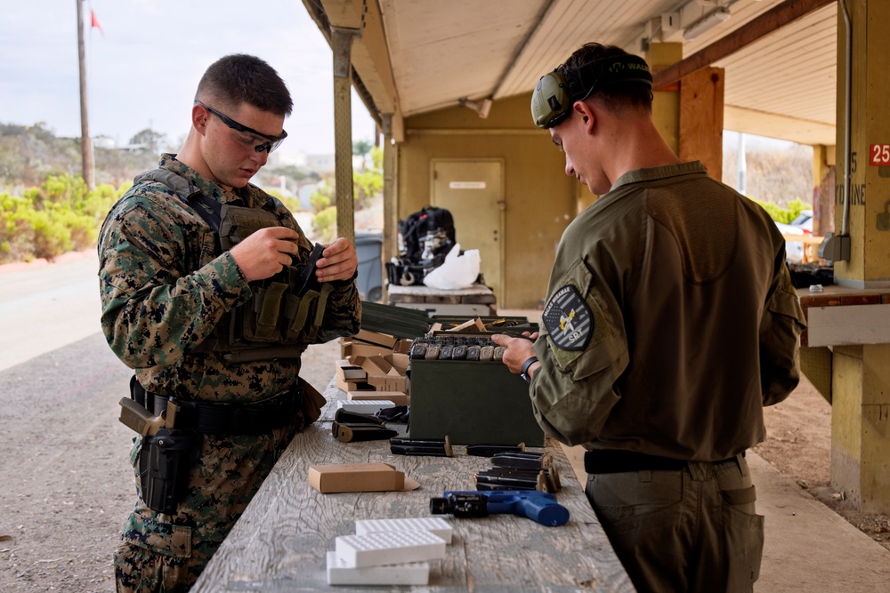 MCAS Miramar Special Reaction Team conduct a Patrol Rifle Course during SRT tryouts
