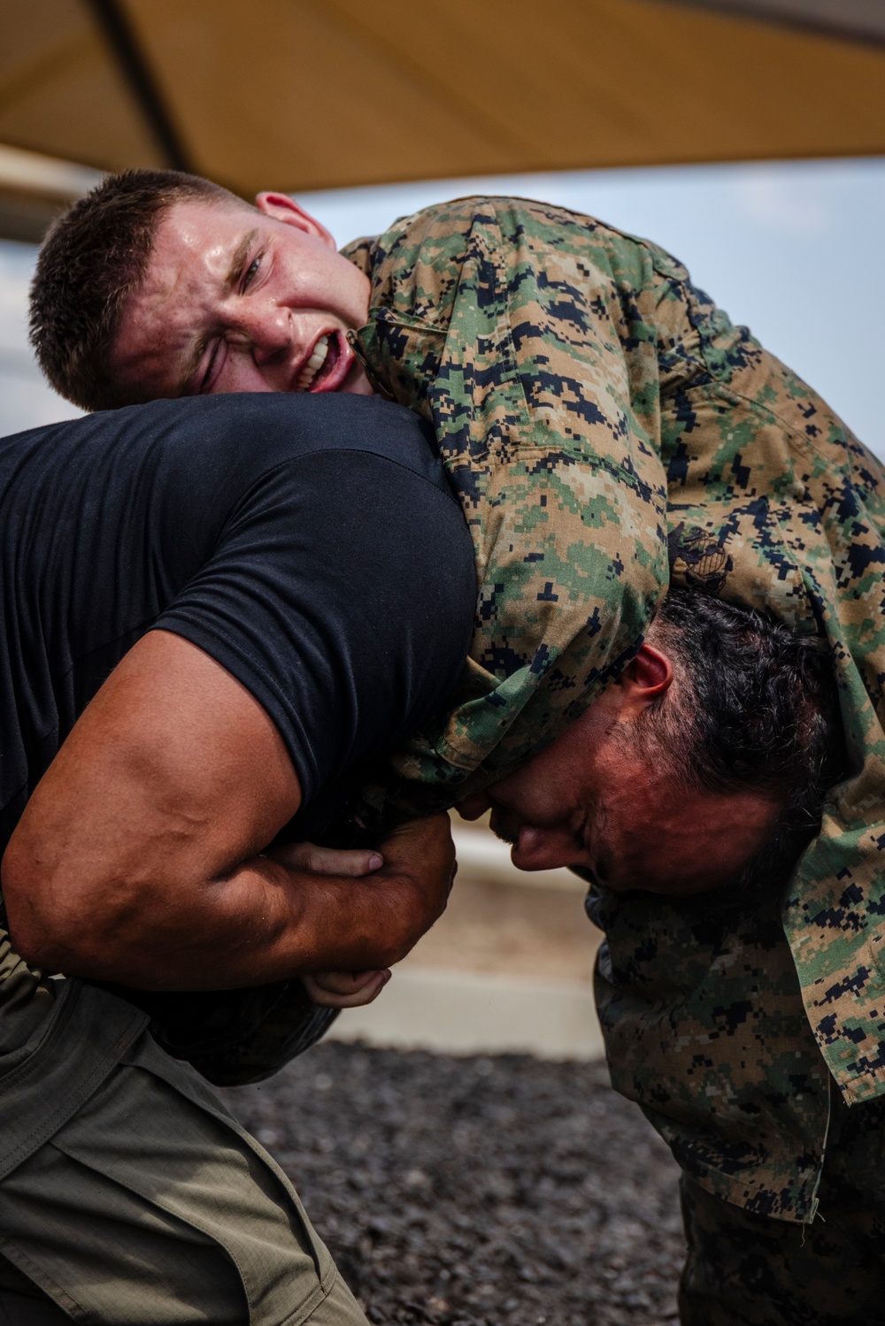MCAS Miramar Special Reaction Team room clearing and grappling during SRT tryouts
