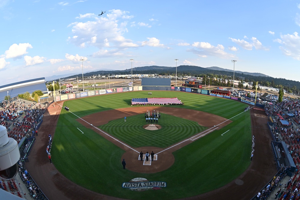 Military Appreciation Night brings Team Fairchild, Spokane together