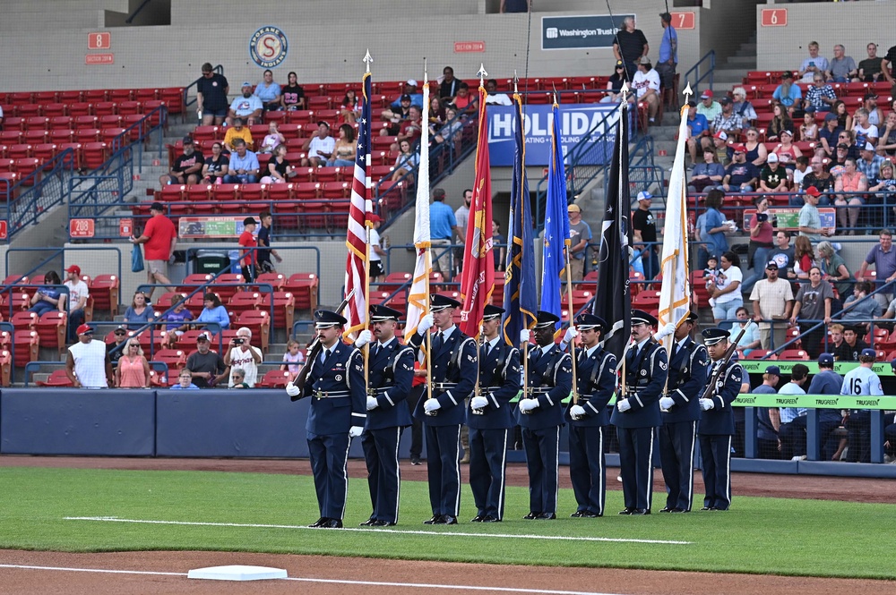 Military Appreciation Night brings Team Fairchild, Spokane together