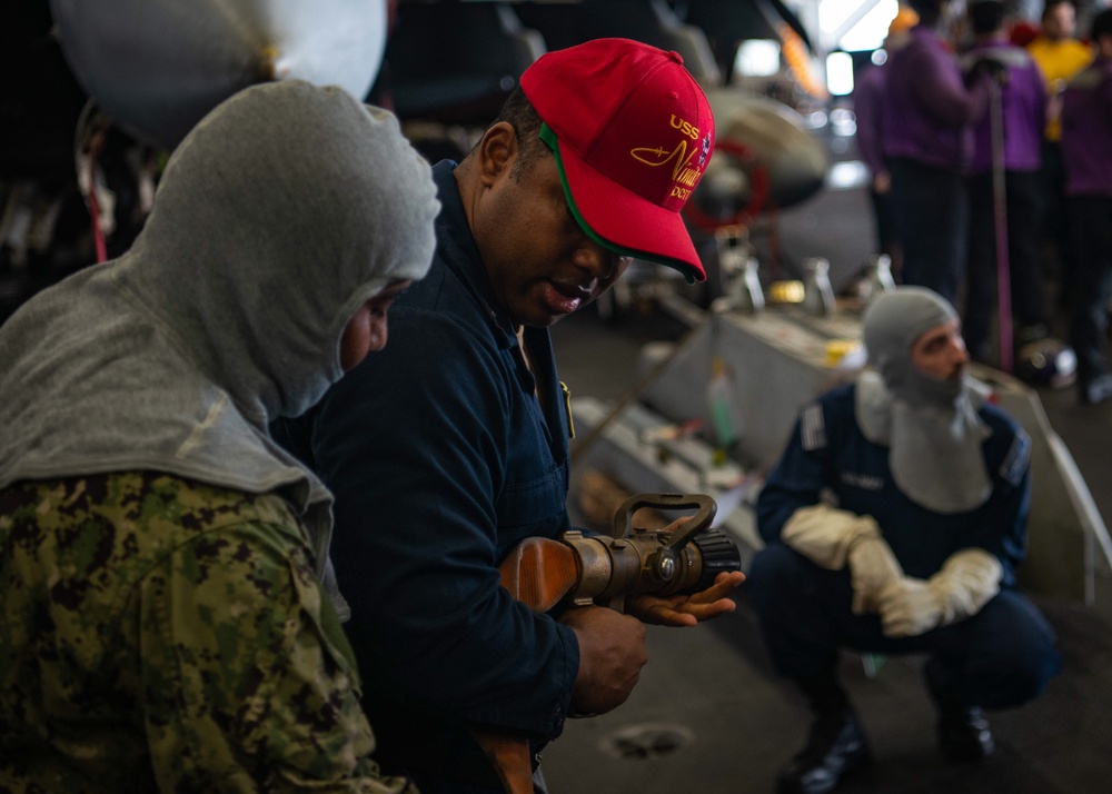 Nimitz Conducts GQ Drill