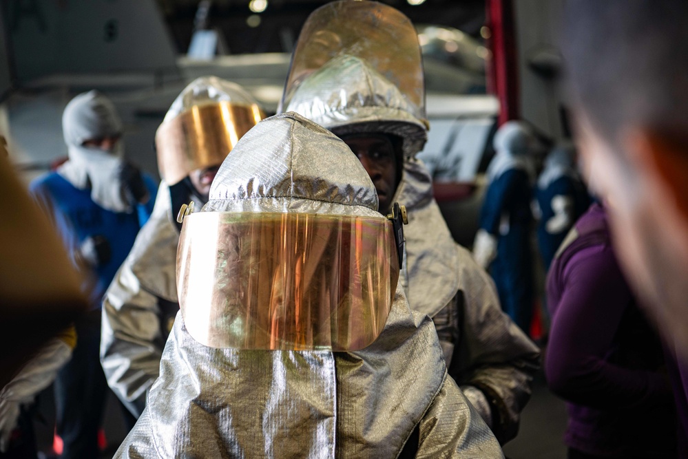 Nimitz Conducts GQ Drill