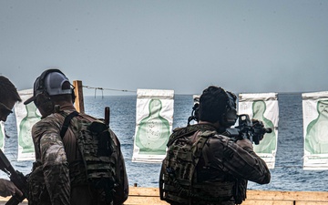 Nimitz Conducts Small Arms Qualification