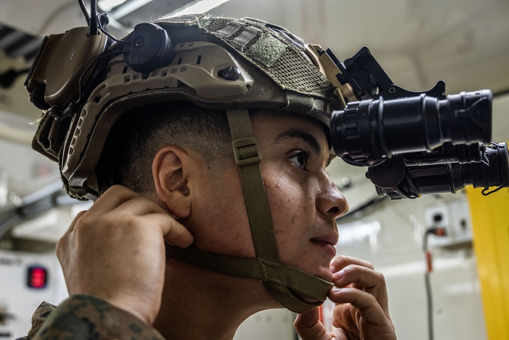 31st MEU | Marines innovate night vision attachments