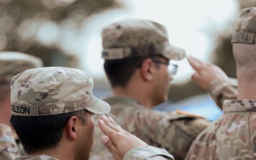 U.S. Army Sgt. 1st Class Shaojung Hurd Reenlists