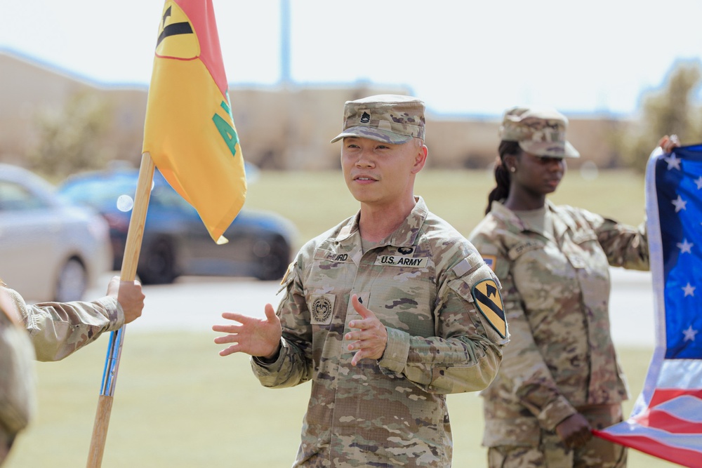 U.S. Army Sgt. 1st Class Shaojung Hurd Reenlists