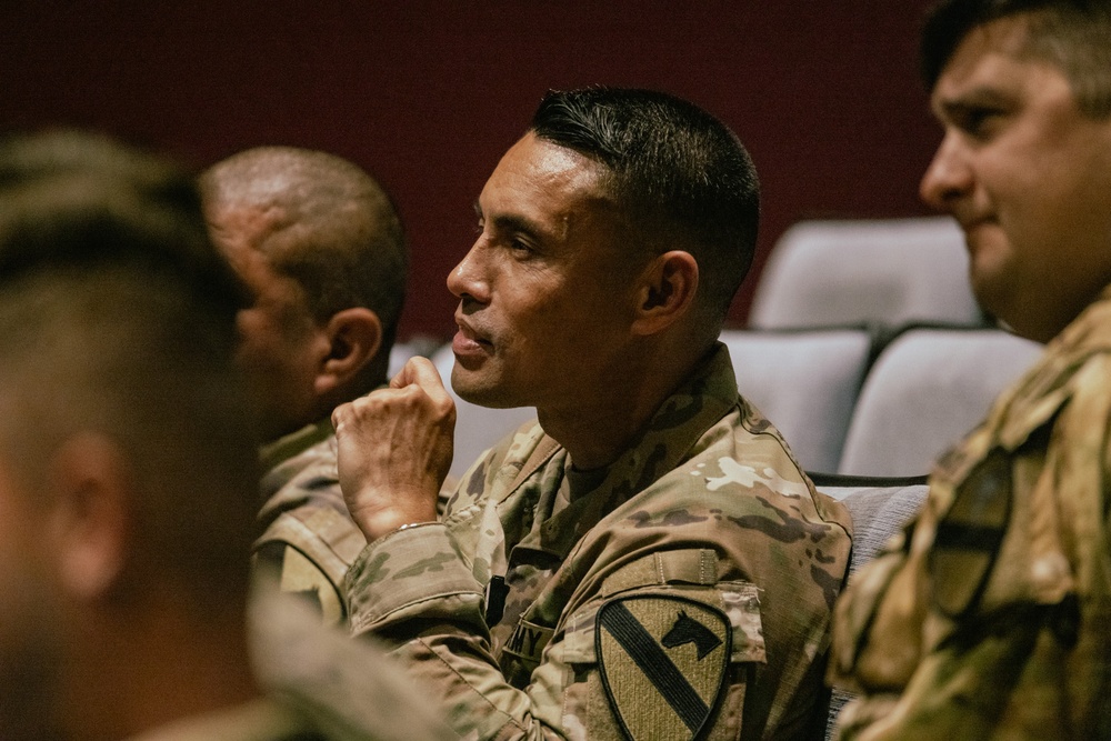 Air Cav Warrant Officers attended Warrant Officer Career College readiness training