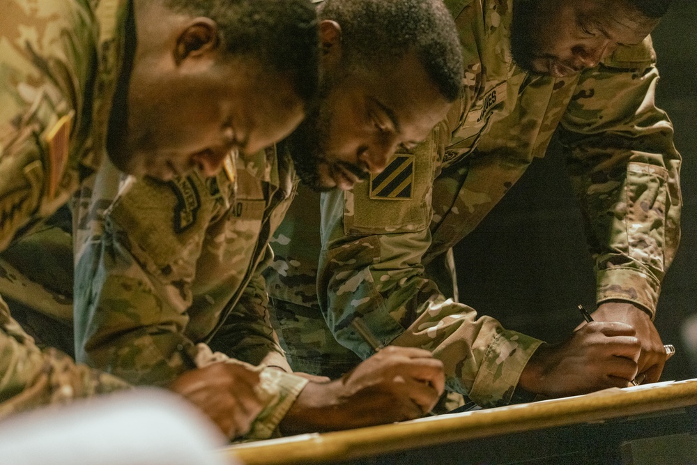 Air Cav Warrant Officers attended Warrant Officer Career College readiness training