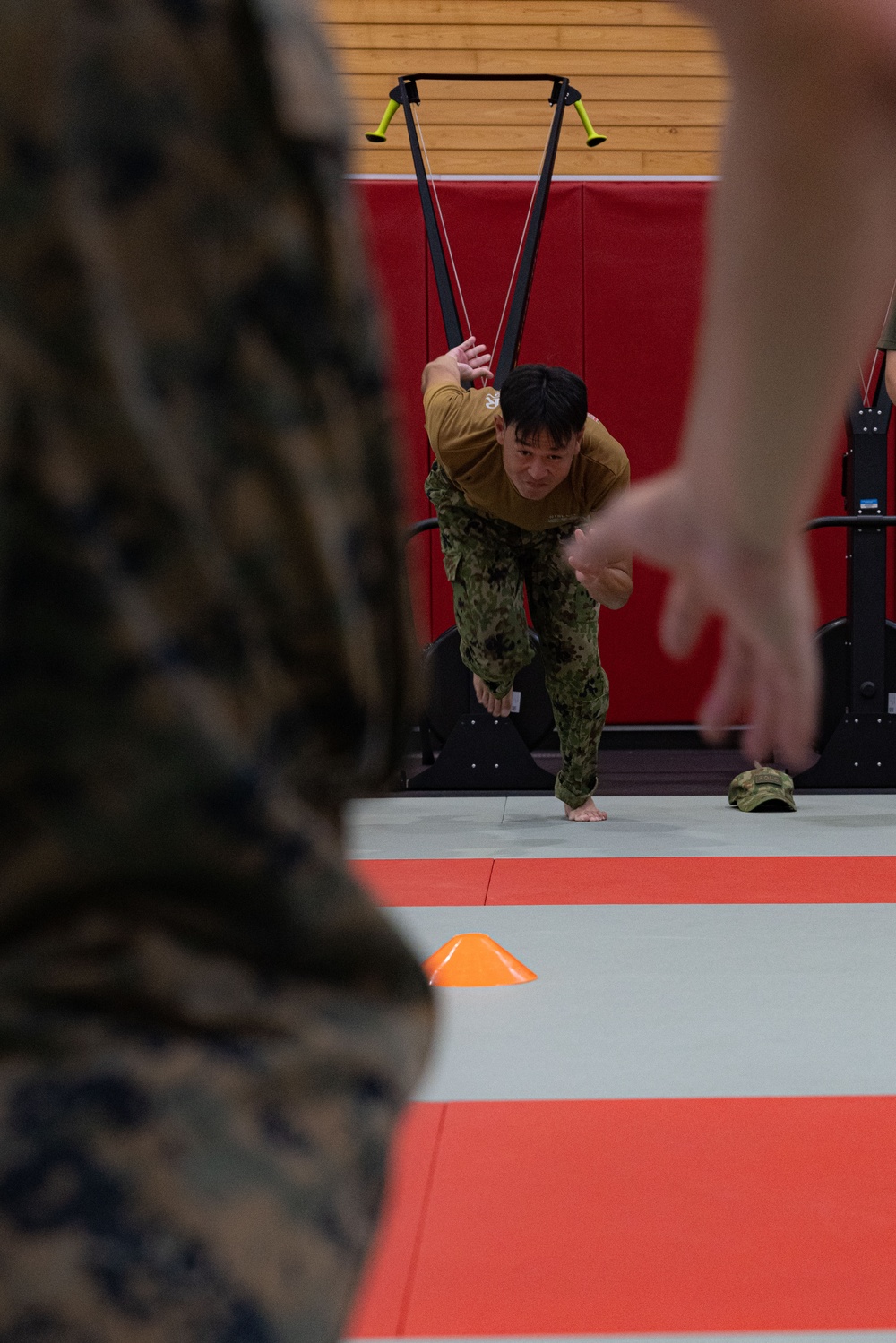 U.S. Marines and JGSDF Soldiers Exchange Combat Martial Arts Skills
