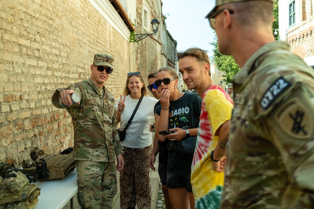 U.S. Soldiers support Civic Resilience Initiative event in Vilnius