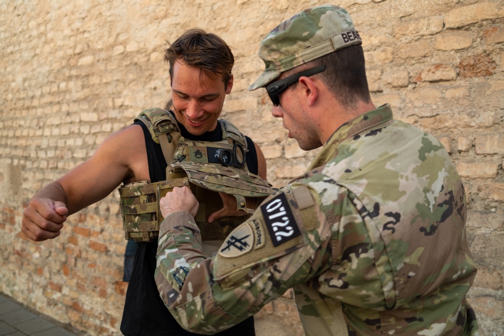 U.S. Soldiers support Civic Resilience Initiative event in Vilnius