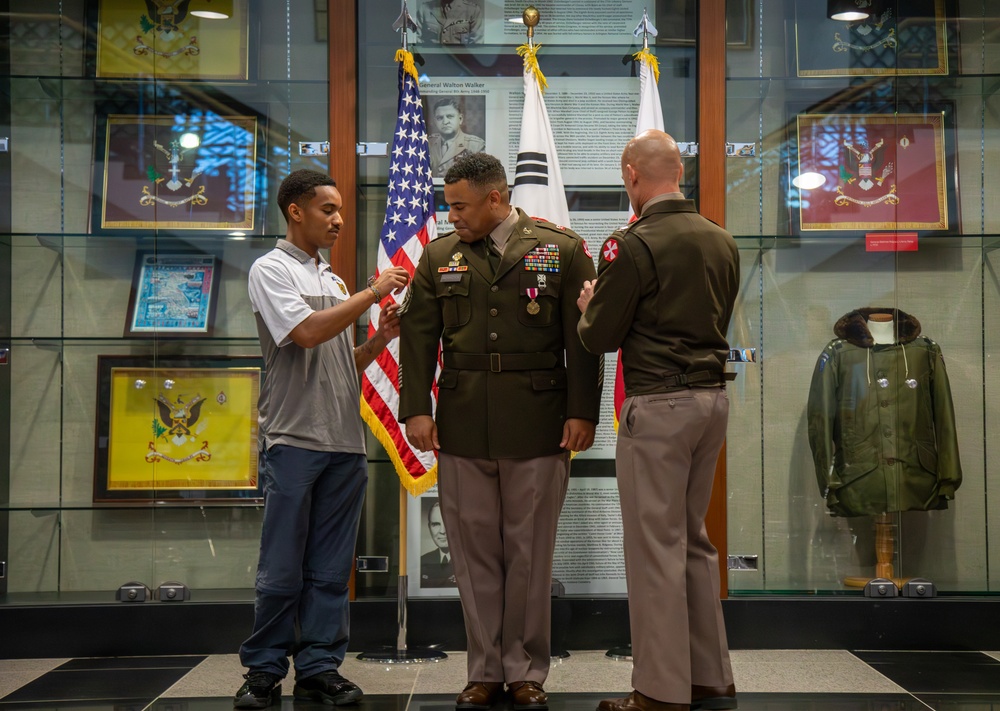 Sgt. Maj. Derrian Richardson Receives Lateral Promotion to Command Sgt. Maj.