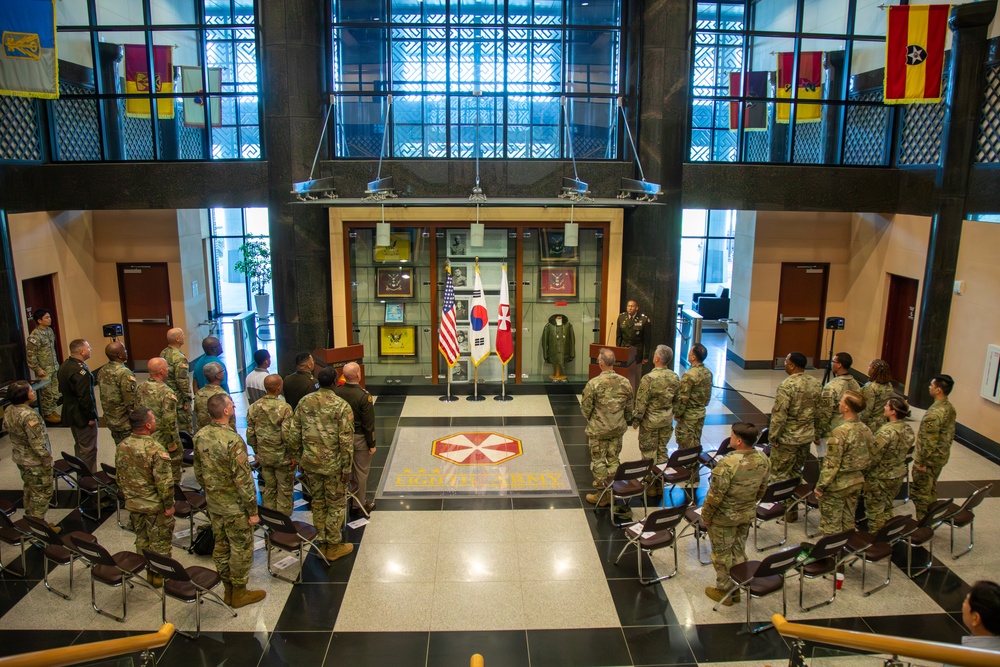 Sgt. Maj. Derrian Richardson Receives Lateral Promotion to Command Sgt. Maj.
