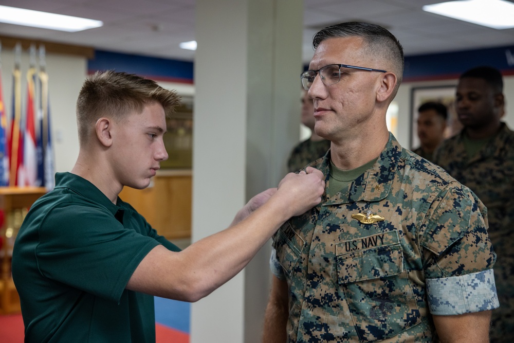 6th Marine Corps District Chaplain Promotion to Lieutenant Commader