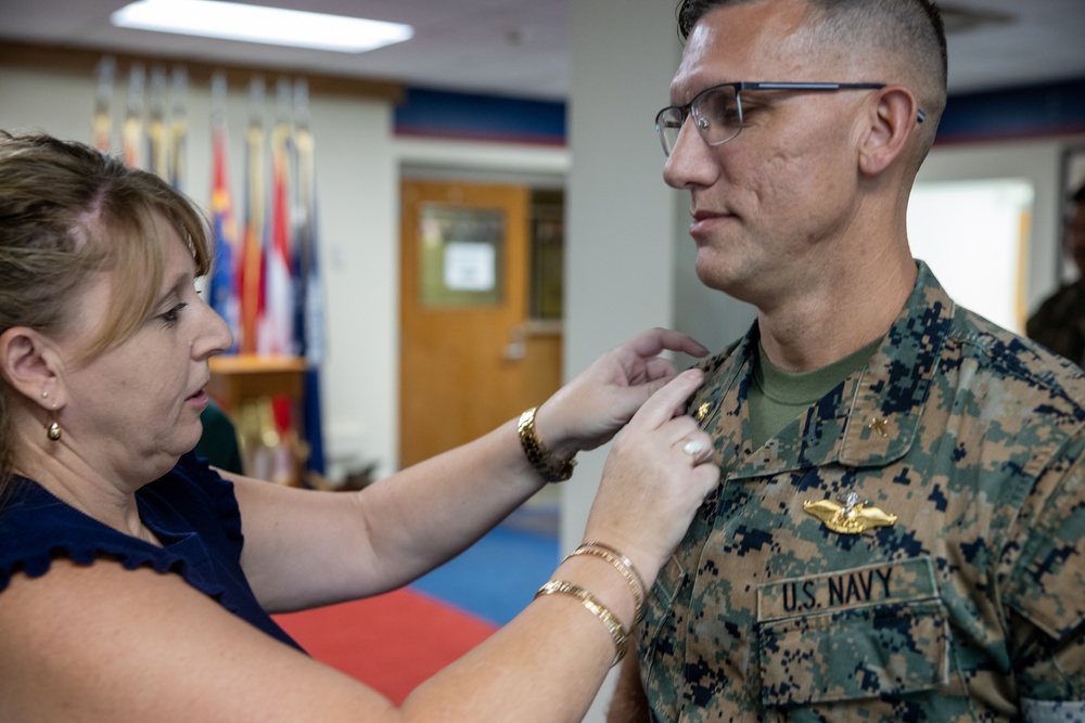6th Marine Corps District Chaplain Promotion to Lieutenant Commader