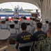 Fleet Master Chief Don Davis speaks at the CPO Legacy Academy graduation