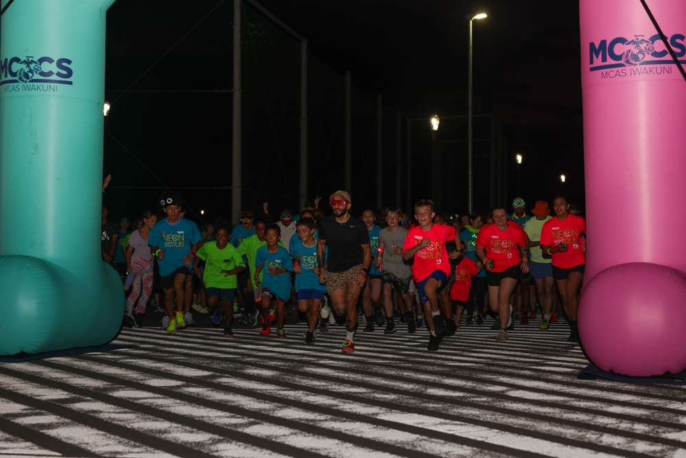 Marine Corps Air Station Iwakuni 2025 Neon Night Run