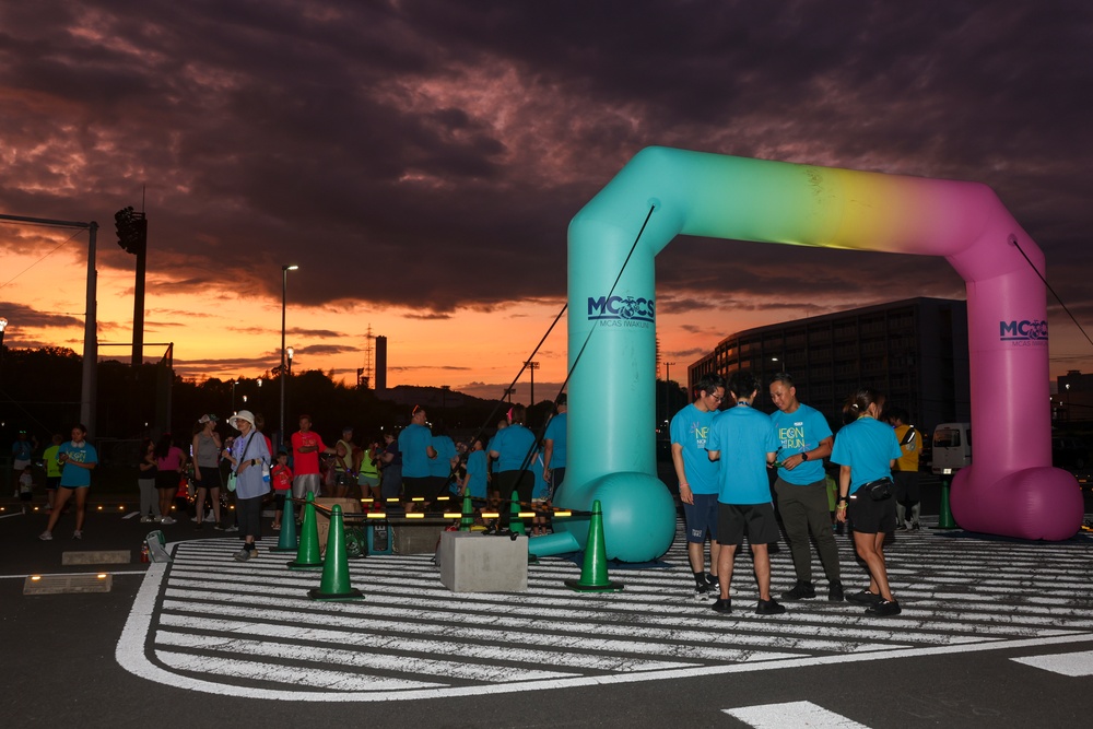 Marine Corps Air Station Iwakuni 2025 Neon Night Run