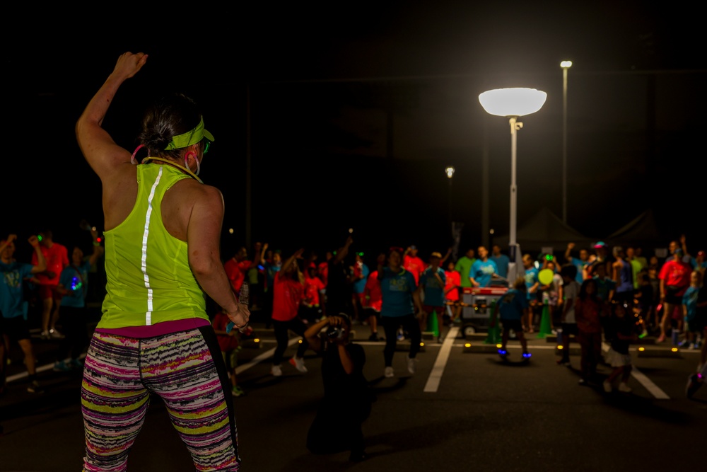 Marine Corps Air Station Iwakuni 2025 Neon Night Run