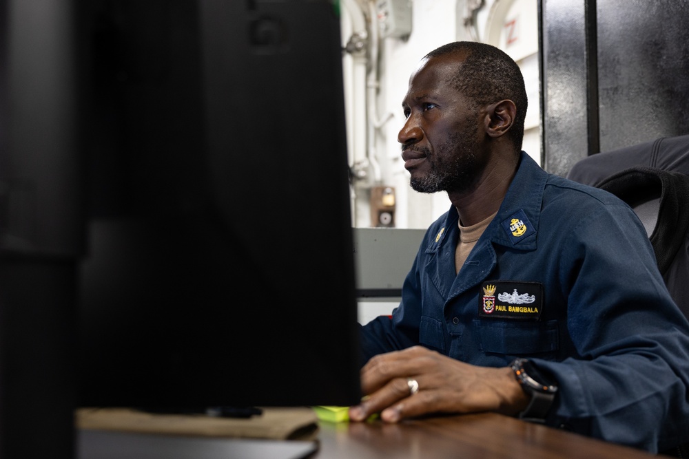 Sailor Review Instructions Aboard USS Curtis Wilbur (DDG 54)