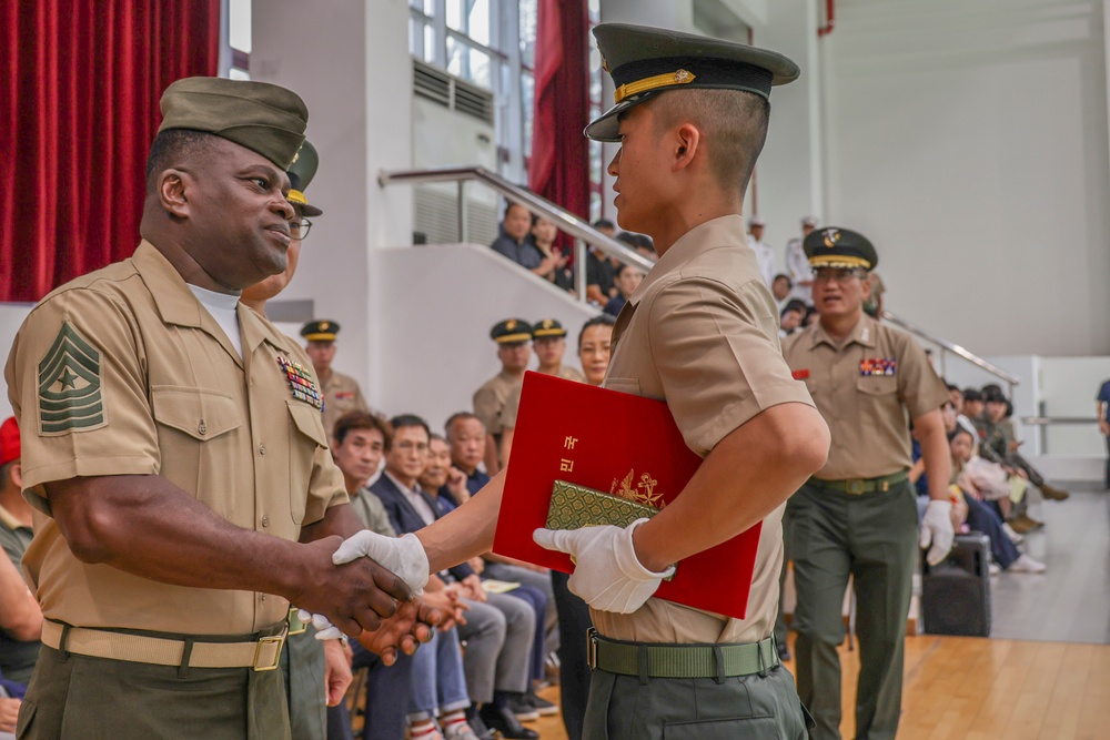 MARFORK attends ROK Marine Corps NCO graduation