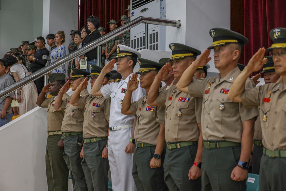 MARFORK attends ROK Marine Corps NCO graduation