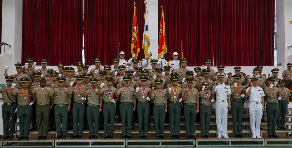 MARFORK attends ROK Marine Corps NCO graduation