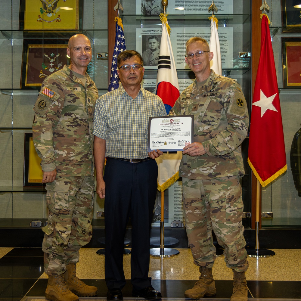 Eighth Army recognizes dedicated civilian employees
