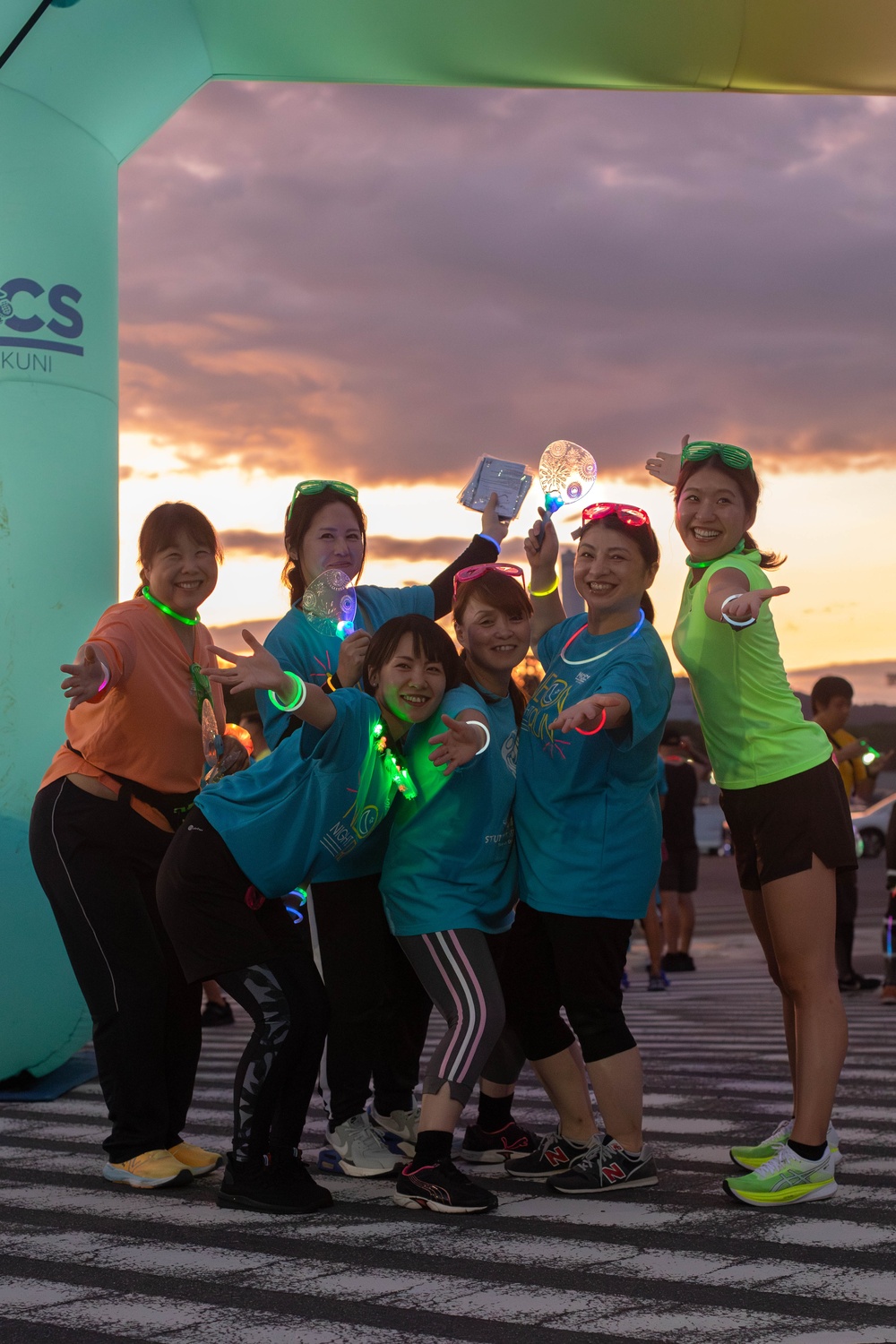 Marine Corps Air Station Iwakuni 2025 Neon Night Run