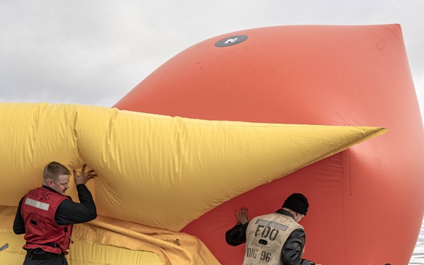 USS Bainbridge (DDG 96) Conducts Live Fire Above Arctic Circle