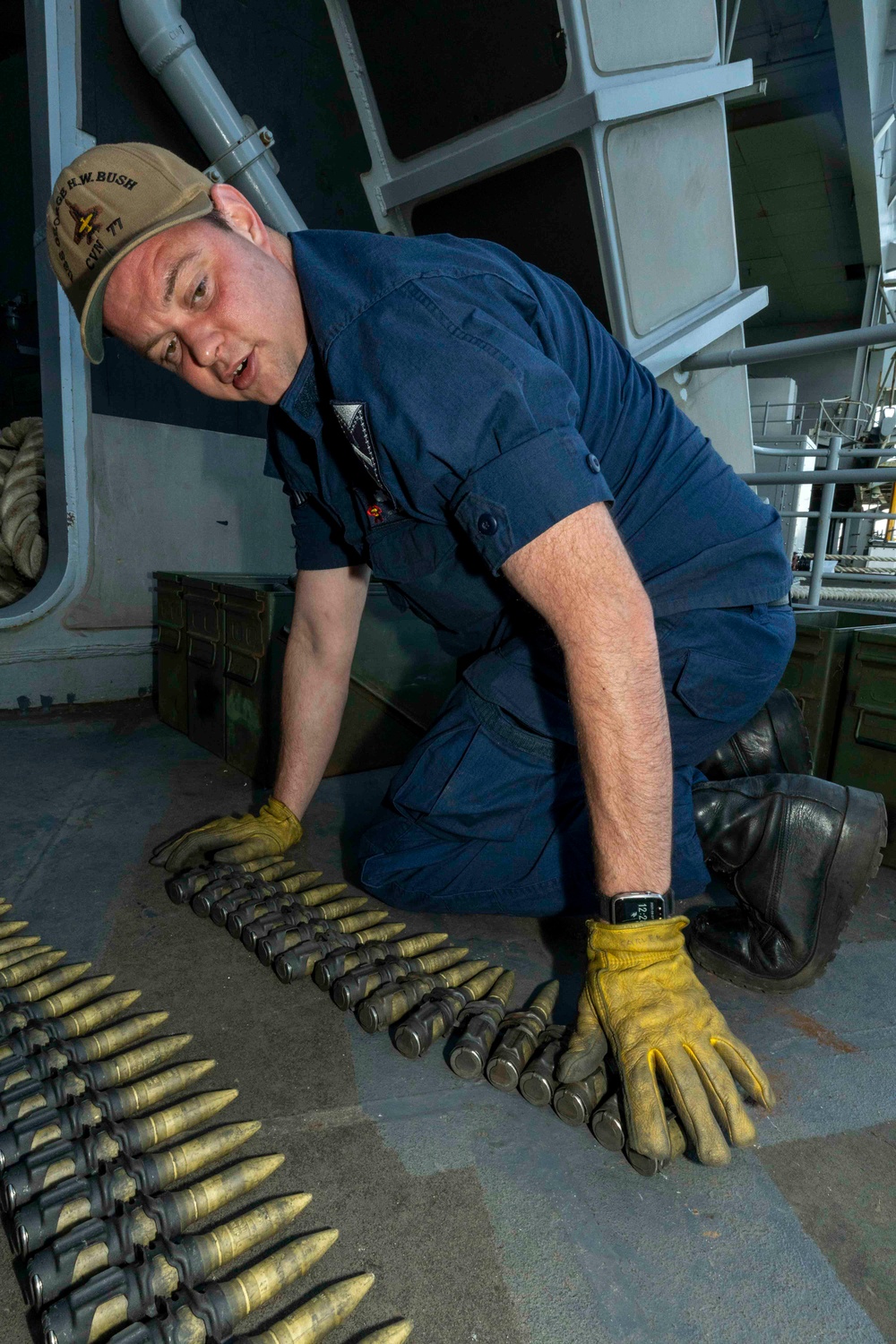 Daily Operations Aboard USS George H.W. Bush (CVN 77)