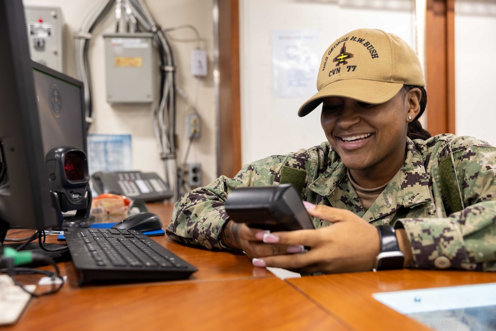 Daily Operations Aboard USS George H.W. Bush (CVN 77)
