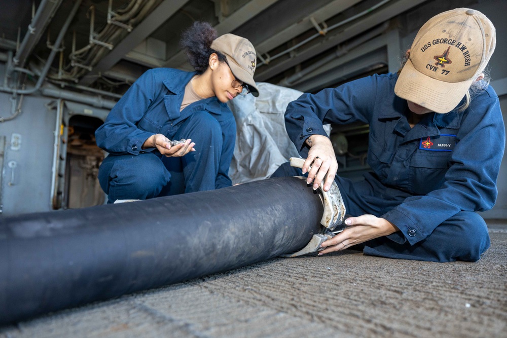 Daily Operations Aboard USS George H.W. Bush (CVN 77)