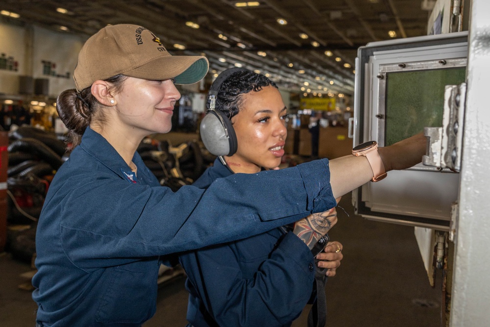 Daily Operations Aboard USS George H.W. Bush (CVN 77)