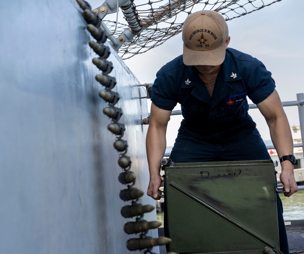 Daily Operations Aboard USS George H.W. Bush (CVN 77)